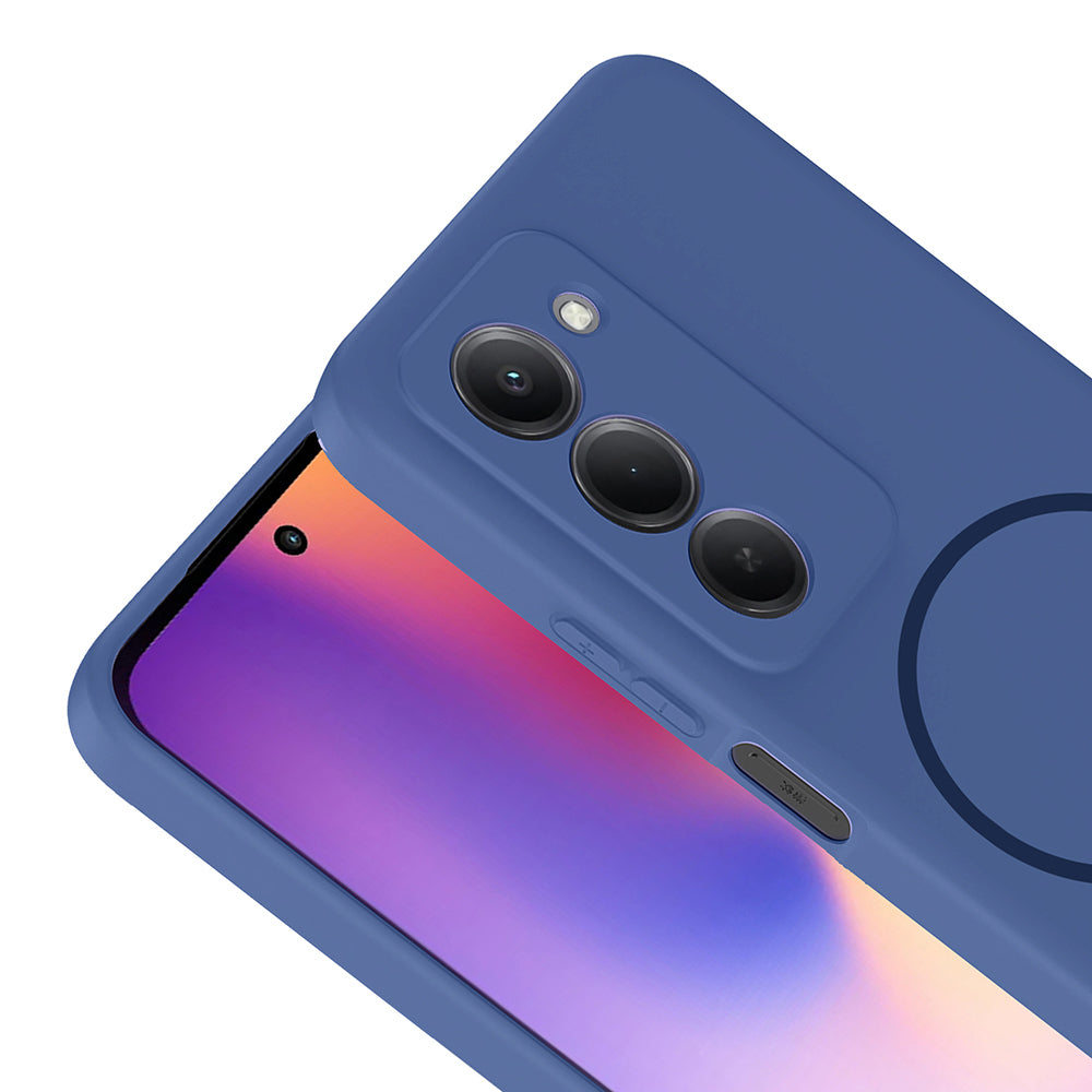 Xiaomi Redmi 15 Kılıf M-safe Şarj Özellikli Zore Meta Kapak Siyah