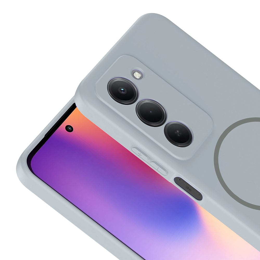 Xiaomi Redmi 15 Kılıf M-safe Şarj Özellikli Zore Meta Kapak Siyah