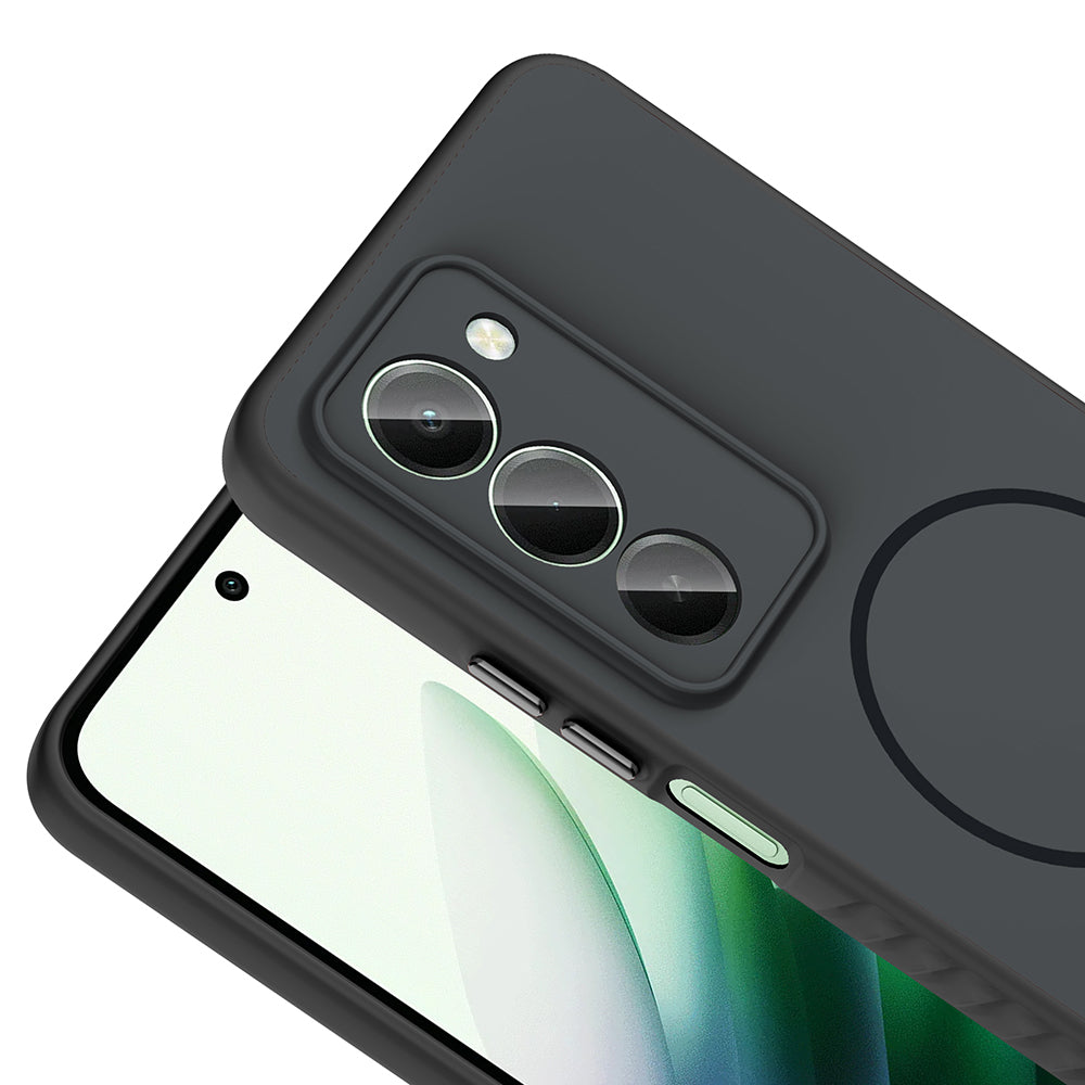 Xiaomi Redmi 15 Kılıf M-safe Şarj Özellikli Zore Tea Kapak Lacivert