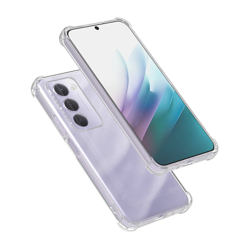 Xiaomi Redmi 15 Kılıf Zore 2mm Anti Shock Silikon Şeffaf