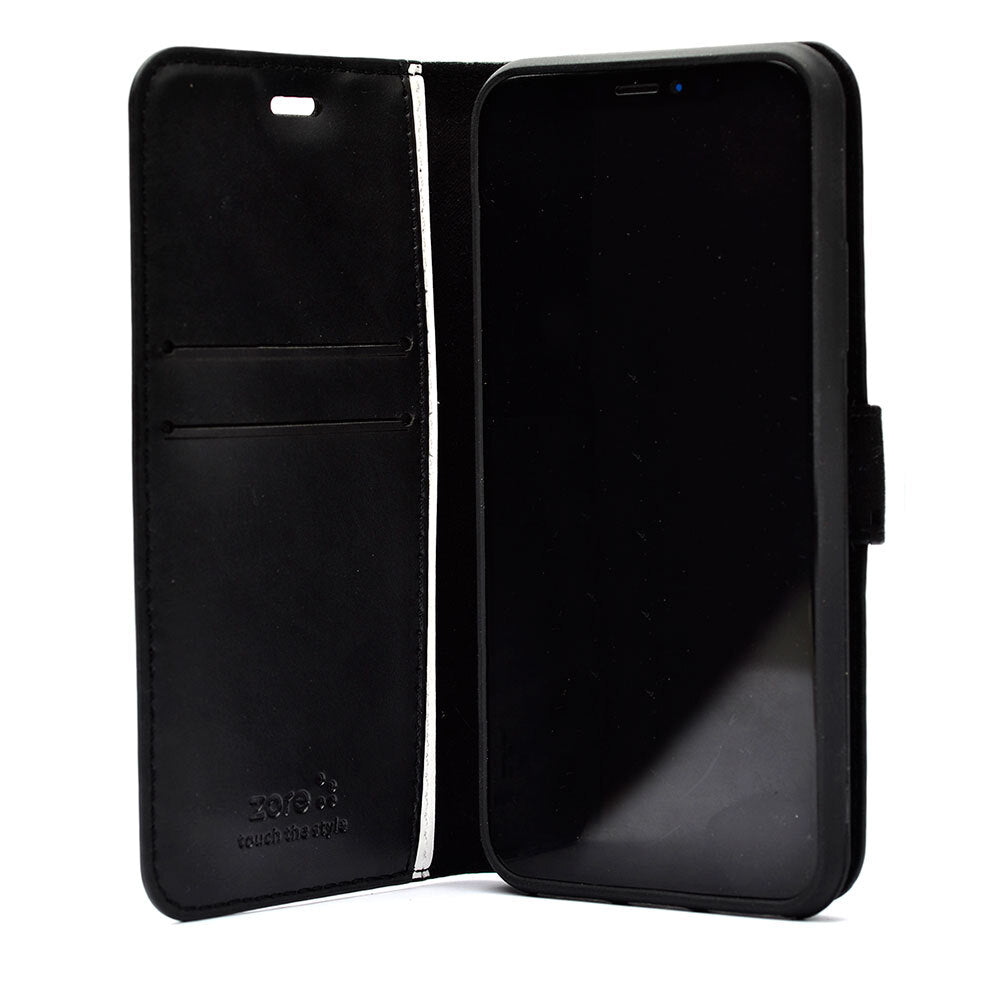 Xiaomi Redmi 15 Kılıf Zore Kar Deluxe Kapaklı Kılıf Kırmızı