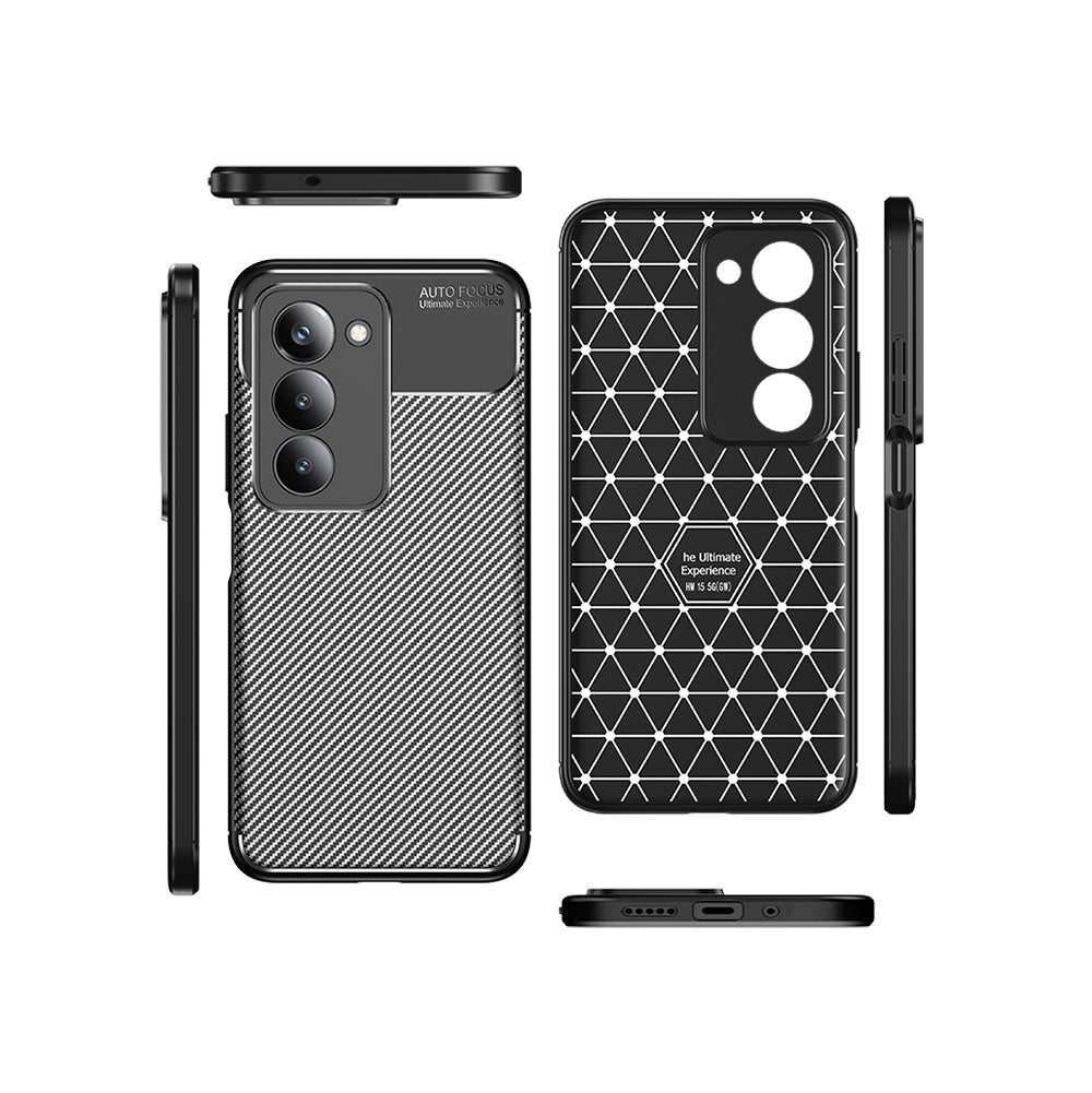 Xiaomi Redmi 15 Kılıf Zore Negro Silikon Kapak Siyah