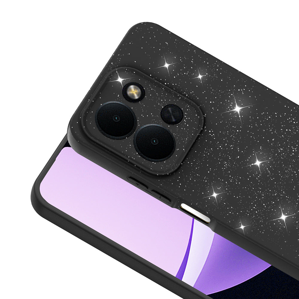 Xiaomi Redmi 15C Kılıf Kamera Korumalı Simli Lüks Zore Koton Kapak Açık Pembe