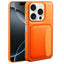 Xiaomi Redmi 15C Kılıf Kartlıklı Zore X-Kart Silikon Kapak Kahverengi