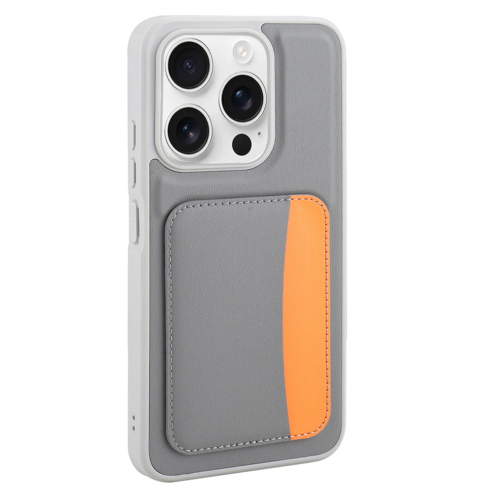 Xiaomi Redmi 15C Kılıf Kartlıklı Zore X-Kart Silikon Kapak Koyu Gri