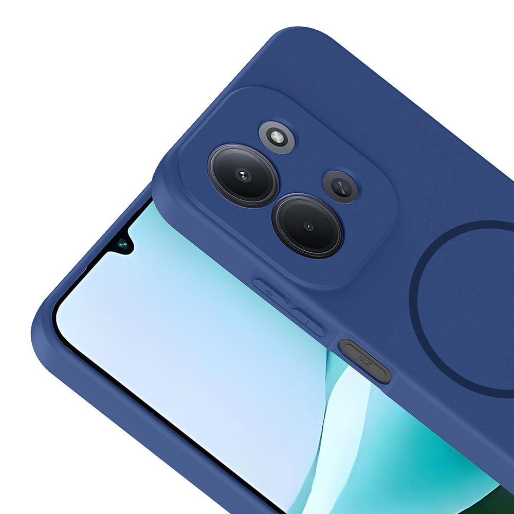 Xiaomi Redmi 15C Kılıf M-safe Şarj Özellikli Zore Meta Kapak Siyah