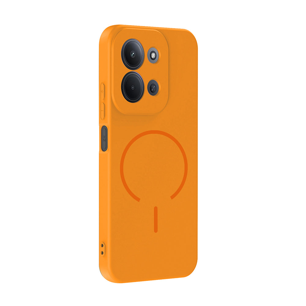 Xiaomi Redmi 15C Kılıf M-safe Şarj Özellikli Zore Meta Kapak Rose Pembe