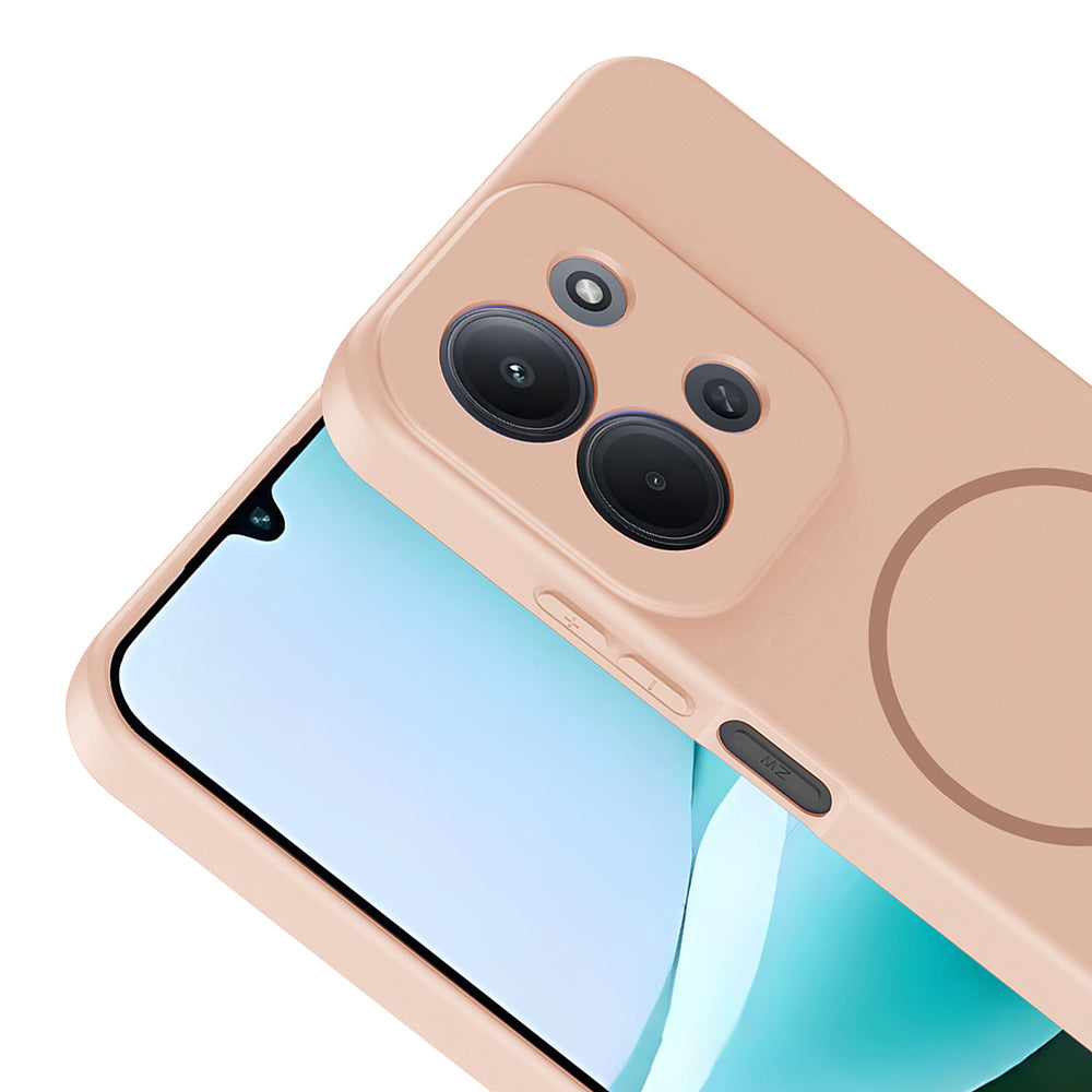 Xiaomi Redmi 15C Kılıf M-safe Şarj Özellikli Zore Meta Kapak Siyah