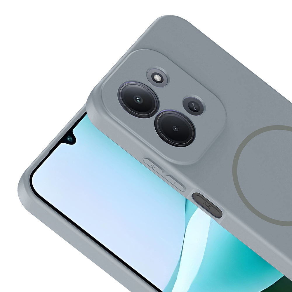 Xiaomi Redmi 15C Kılıf M-safe Şarj Özellikli Zore Meta Kapak Rose Pembe