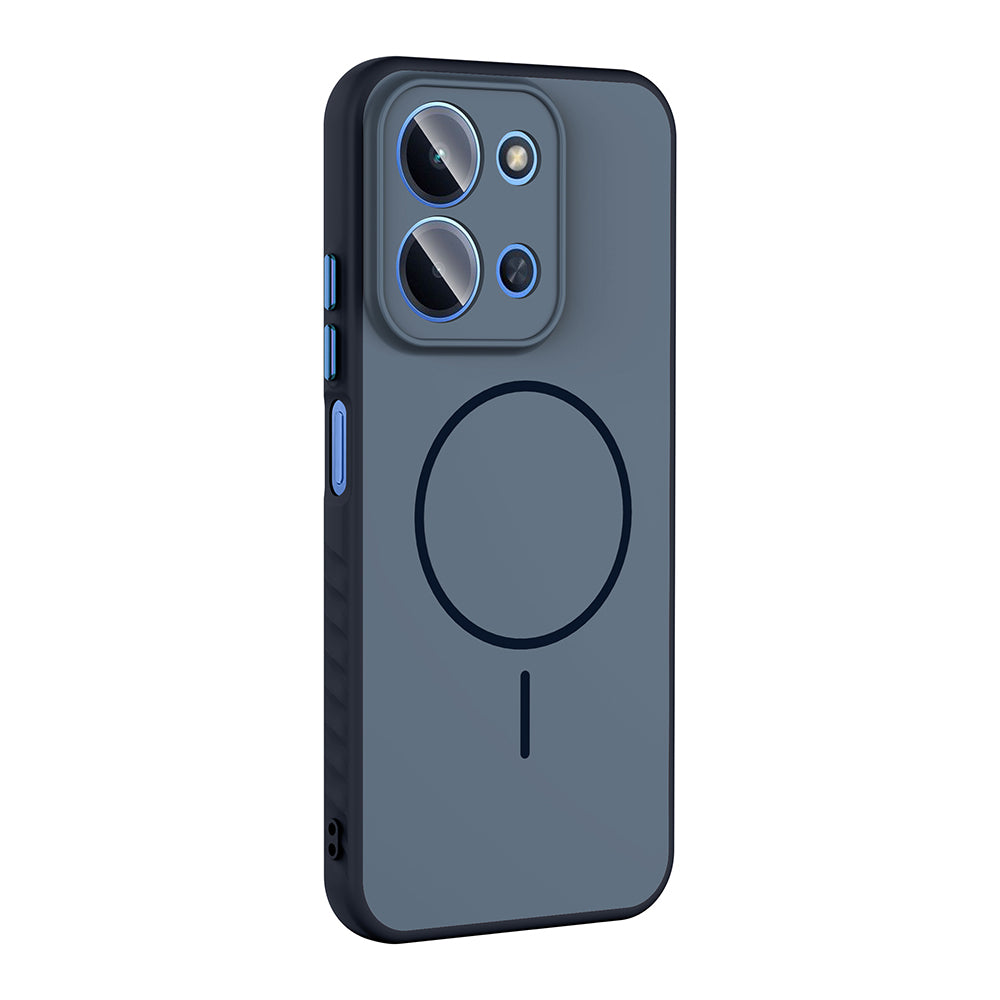 Xiaomi Redmi 15C Kılıf M-safe Şarj Özellikli Zore Tea Kapak Lacivert