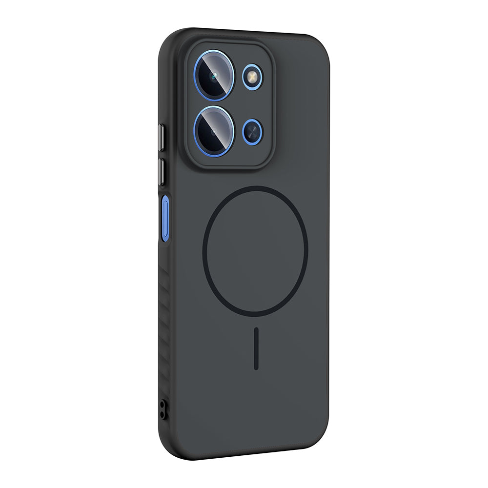 Xiaomi Redmi 15C Kılıf M-safe Şarj Özellikli Zore Tea Kapak Gümüş