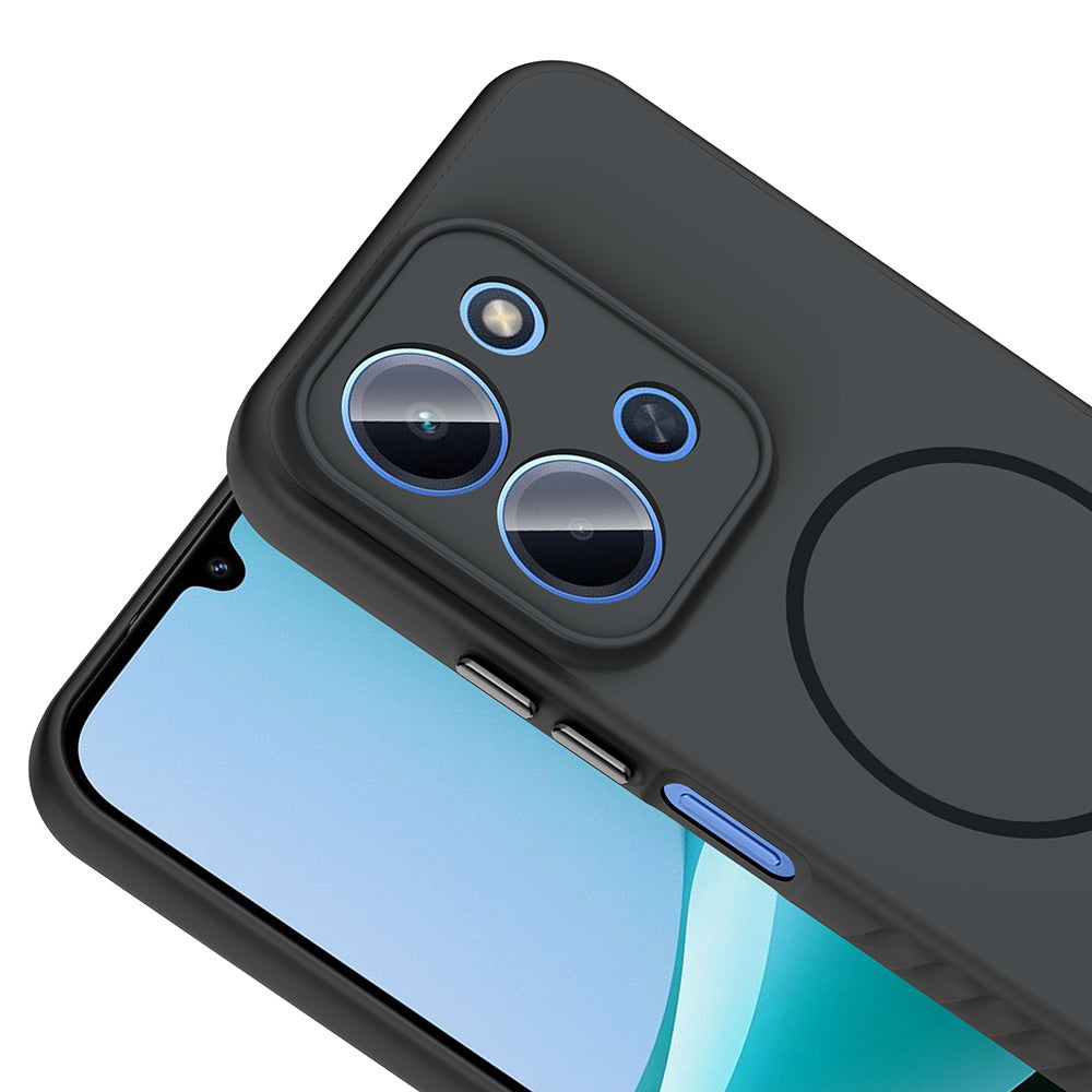 Xiaomi Redmi 15C Kılıf M-safe Şarj Özellikli Zore Tea Kapak Lacivert