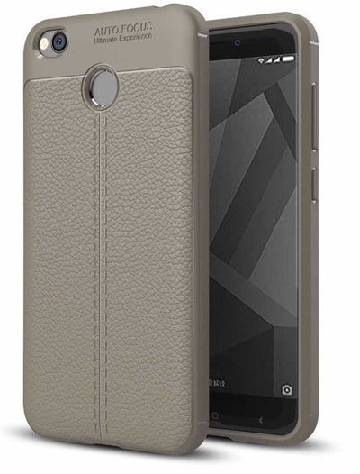 Xiaomi Redmi 4x Kılıf Zore Niss Silikon Kapak Gri