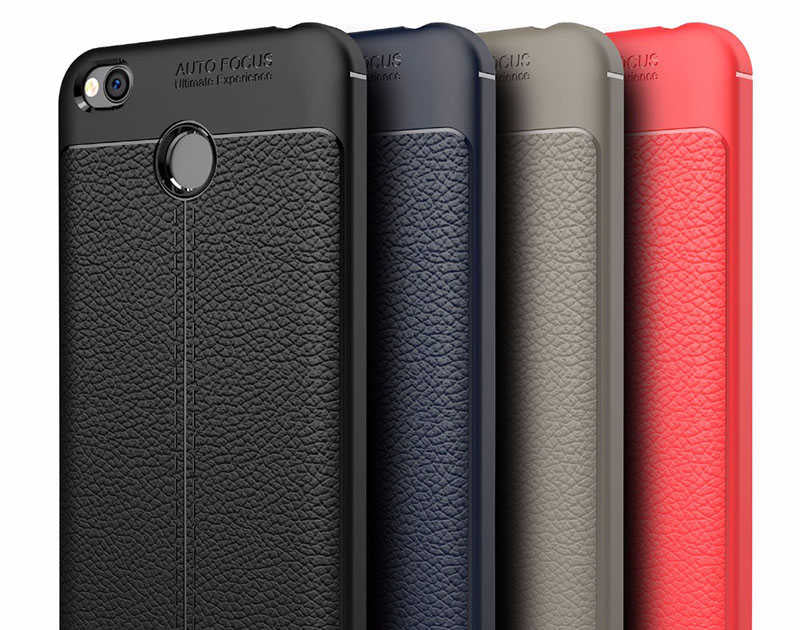 Xiaomi Redmi 4x Kılıf Zore Niss Silikon Kapak Kırmızı