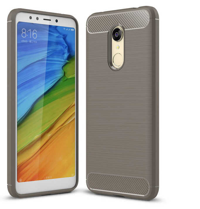 Xiaomi Redmi 5 Kılıf Zore Room Silikon Kapak Gri