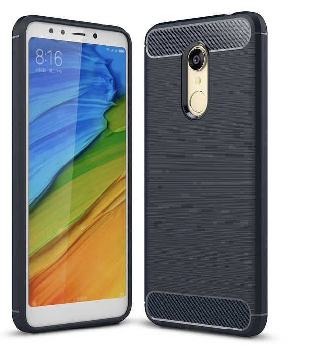 Xiaomi Redmi 5 Kılıf Zore Room Silikon Kapak Lacivert