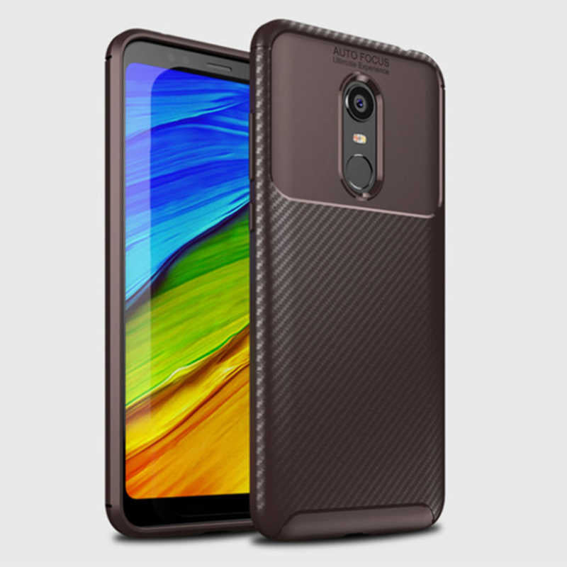 Xiaomi Redmi 5 Plus Kılıf Zore Negro Silikon Kapak Siyah