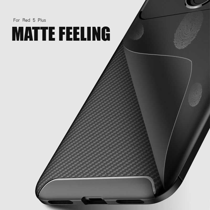 Xiaomi Redmi 5 Plus Kılıf Zore Negro Silikon Kapak Siyah