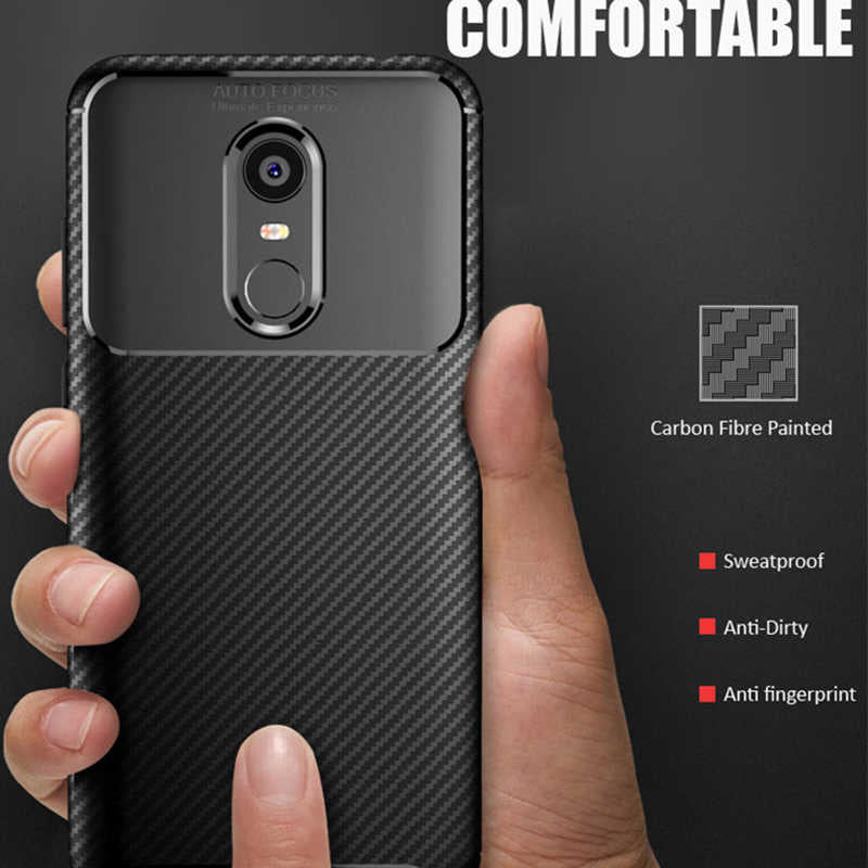 Xiaomi Redmi 5 Plus Kılıf Zore Negro Silikon Kapak Siyah