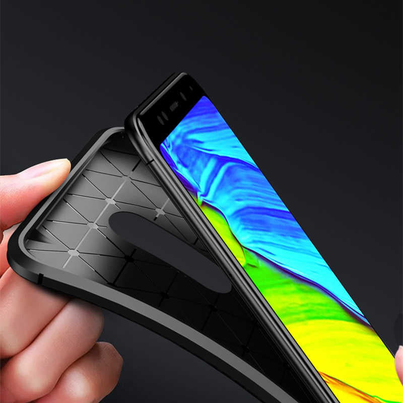Xiaomi Redmi 5 Plus Kılıf Zore Negro Silikon Kapak Siyah