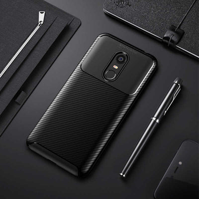Xiaomi Redmi 5 Plus Kılıf Zore Negro Silikon Kapak Siyah