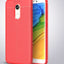 Xiaomi Redmi 5 Plus Kılıf Zore Niss Silikon Kapak Kırmızı