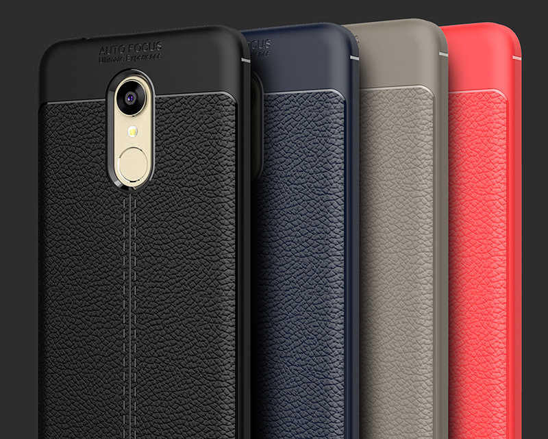 Xiaomi Redmi 5 Plus Kılıf Zore Niss Silikon Kapak Gri