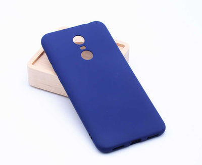 Xiaomi Redmi 5 Plus Kılıf Zore Premier Silikon Kapak Lacivert