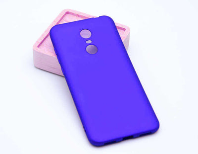 Xiaomi Redmi 5 Plus Kılıf Zore Premier Silikon Kapak Saks Mavi