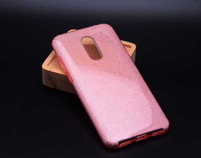Xiaomi Redmi 5 Plus Kılıf Zore Shining Silikon Gold