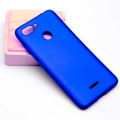Xiaomi Redmi 6 Kılıf Zore Premier Silikon Kapak Saks Mavi