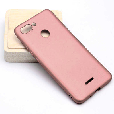 Xiaomi Redmi 6 Kılıf Zore Premier Silikon Kapak Rose Gold