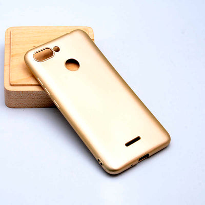 Xiaomi Redmi 6 Kılıf Zore Premier Silikon Kapak Gold