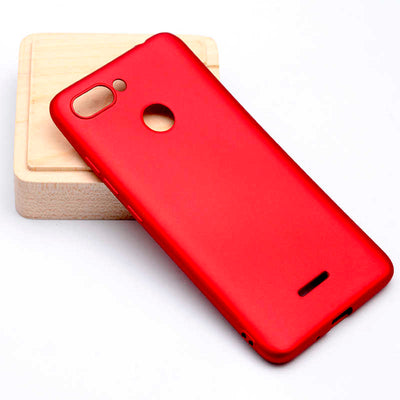 Xiaomi Redmi 6 Kılıf Zore Premier Silikon Kapak Kırmızı