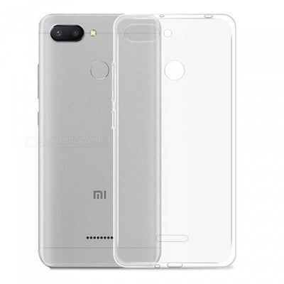 Xiaomi Redmi 6 Kılıf Zore Süper Silikon Kapak Renksiz