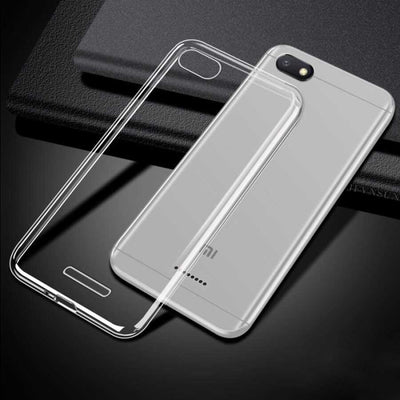 Xiaomi Redmi 6A Kılıf Zore Süper Silikon Kapak Renksiz