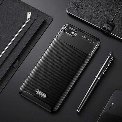Xiaomi Redmi 6A Kılıf Zore Negro Silikon Kapak Siyah