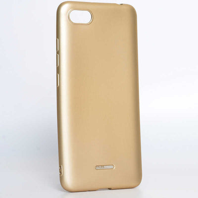 Xiaomi Redmi 6A Kılıf Zore Premier Silikon Kapak Gold