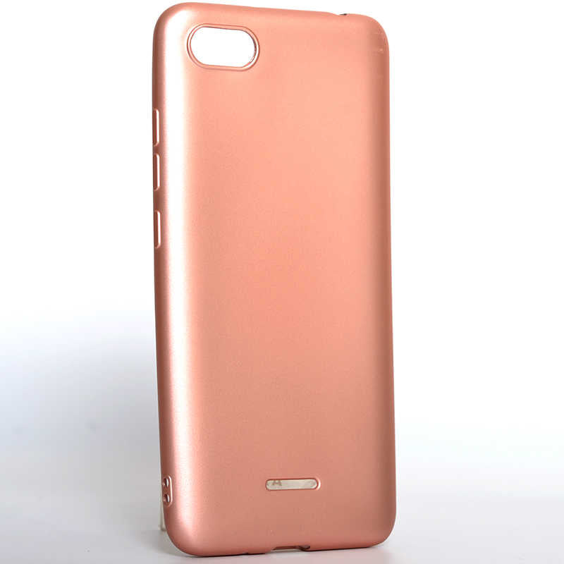 Xiaomi Redmi 6A Kılıf Zore Premier Silikon Kapak Rose Gold