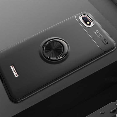 Xiaomi Redmi 6A Kılıf Zore Ravel Silikon Kapak Siyah
