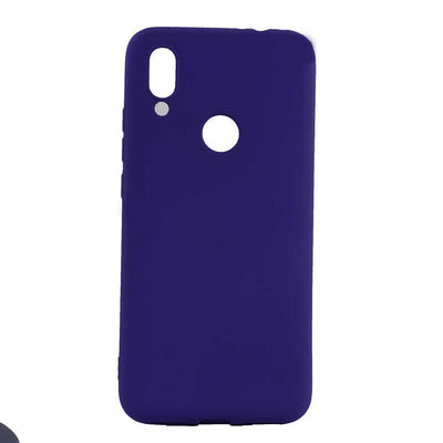 Xiaomi Redmi 7 Kılıf Zore Premier Silikon Kapak Mürdüm