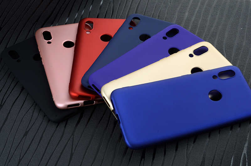Xiaomi Redmi 7 Kılıf Zore Premier Silikon Kapak Mürdüm