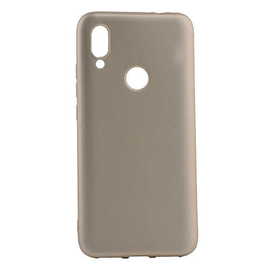 Xiaomi Redmi 7 Kılıf Zore Premier Silikon Kapak Gold