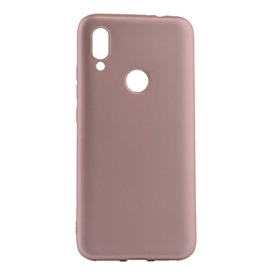 Xiaomi Redmi 7 Kılıf Zore Premier Silikon Kapak Rose Gold