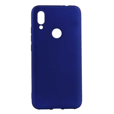 Xiaomi Redmi 7 Kılıf Zore Premier Silikon Kapak Saks Mavi