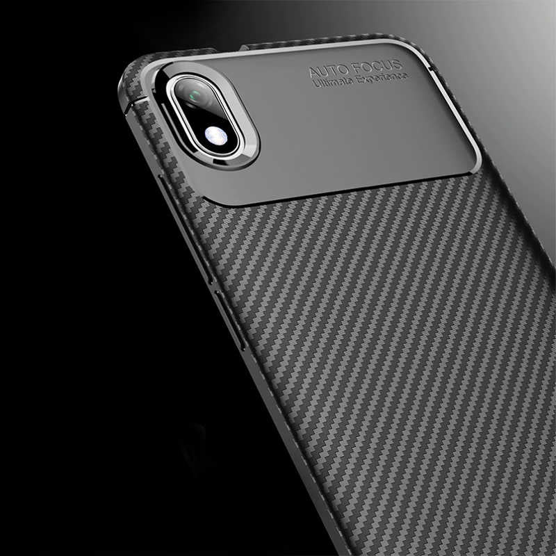 Xiaomi Redmi 7A Kılıf Zore Negro Silikon Kapak Siyah