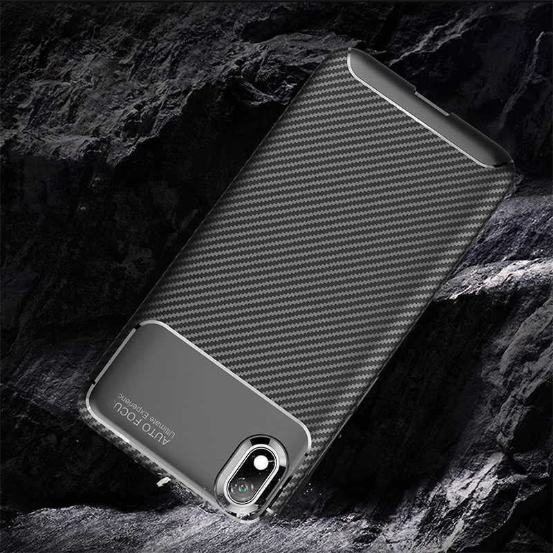 Xiaomi Redmi 7A Kılıf Zore Negro Silikon Kapak Lacivert