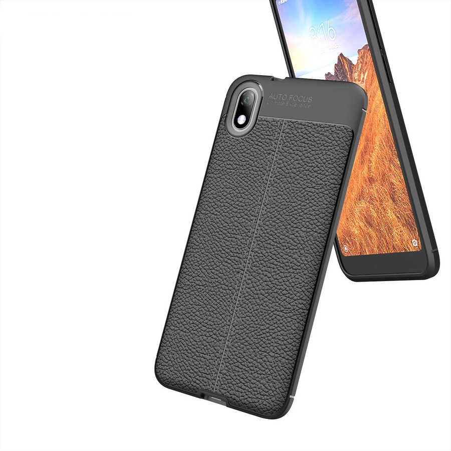 Xiaomi Redmi 7A Kılıf Zore Niss Silikon Kapak Lacivert
