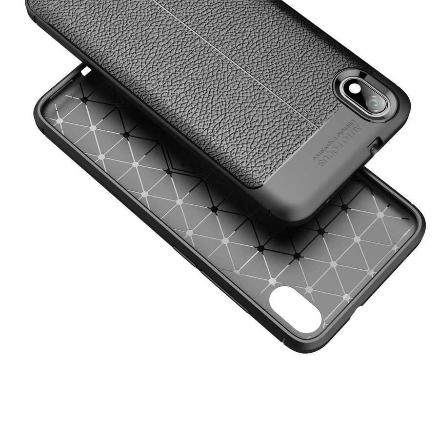 Xiaomi Redmi 7A Kılıf Zore Niss Silikon Kapak Lacivert