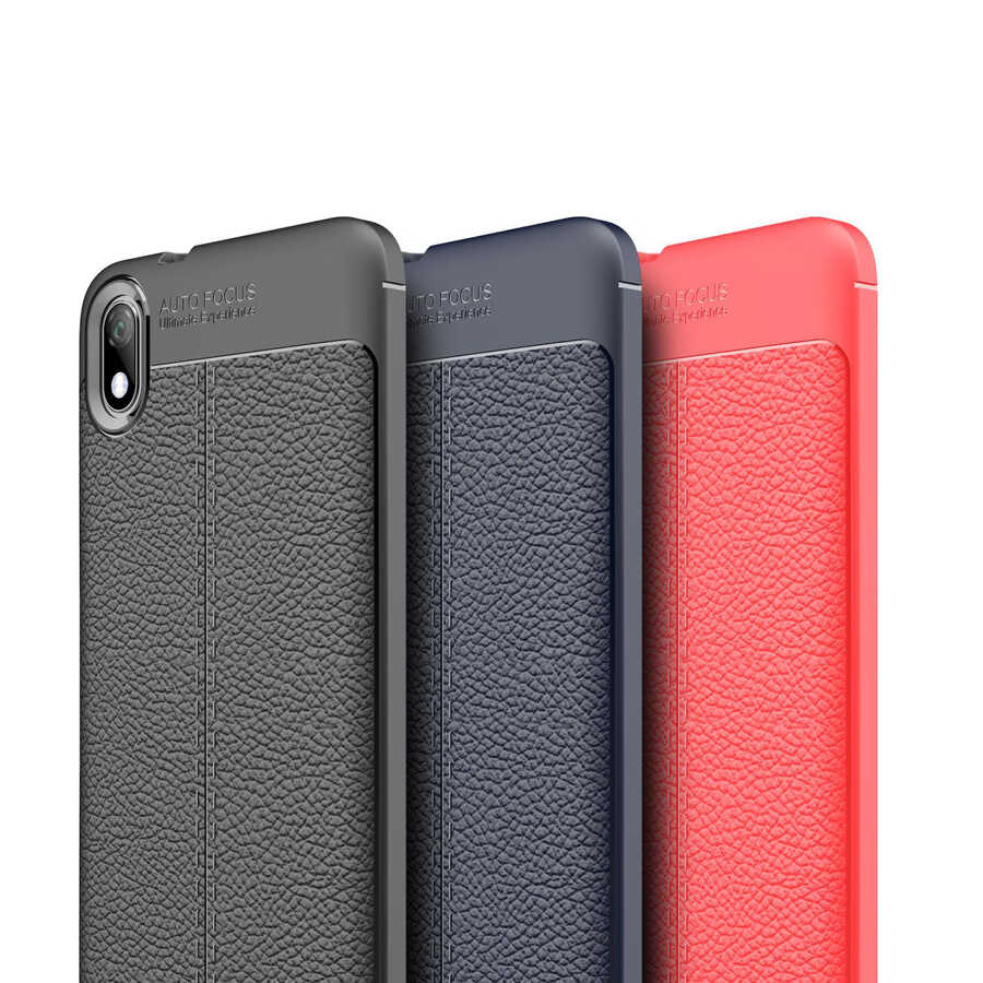 Xiaomi Redmi 7A Kılıf Zore Niss Silikon Kapak Lacivert